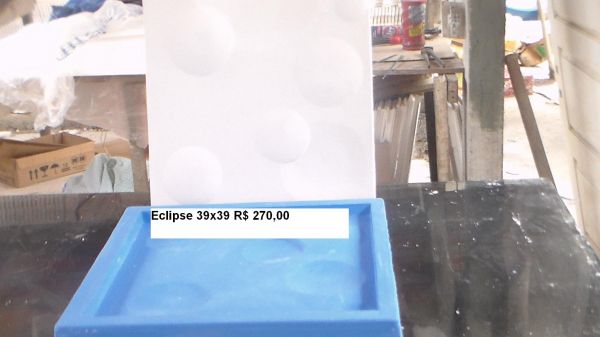 Forma de silicone para placa de revestimento estilo Eclipse lunar 39x39