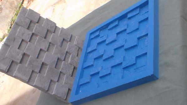 Forma de silicone para placa de revestimento mosaico 2