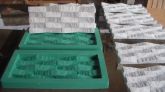 Forma para revestimento em mosaico de gesso