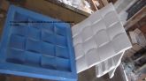 Forma de silicone para plaquinha de revestimento 28x28